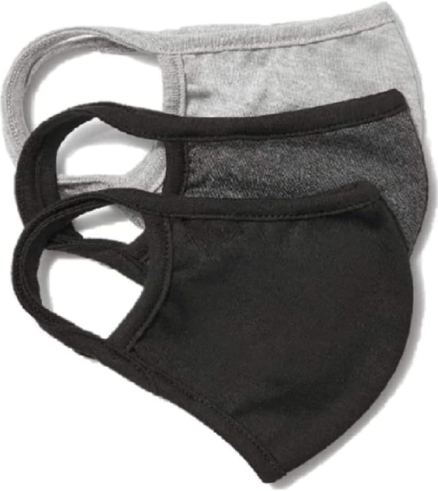Cotton Face Masks - Made of Premium Organic Cotton, Reusable Washable Soft Cloth Face Masks 3/6 Pk