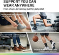 Modvel Ankle Brace for Women & Men - Compression Ankle Sleeve & Foot Brace, Right Left Ankle Support for Sprained Ankle, Achilles Tendonitis, Plantar Fasciitis Relief, Running Basketball Soccer