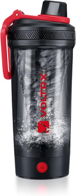 VOLTRX USB-C Rechargeable Electric Protein Shake Mixer Bottle, 24oz, BPA-Free