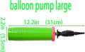 Balloon Pump Handheld Two-Way Dual Action - Hand Blower Air Pumper for Balloons - Ballon Inflator Pumping - Manual Baloon Inflators Machine (Green 1 Piece)