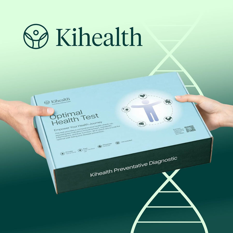 KiHealth Optimal Health Test for Metabolic, Heart, Inflammation and Liver Markers