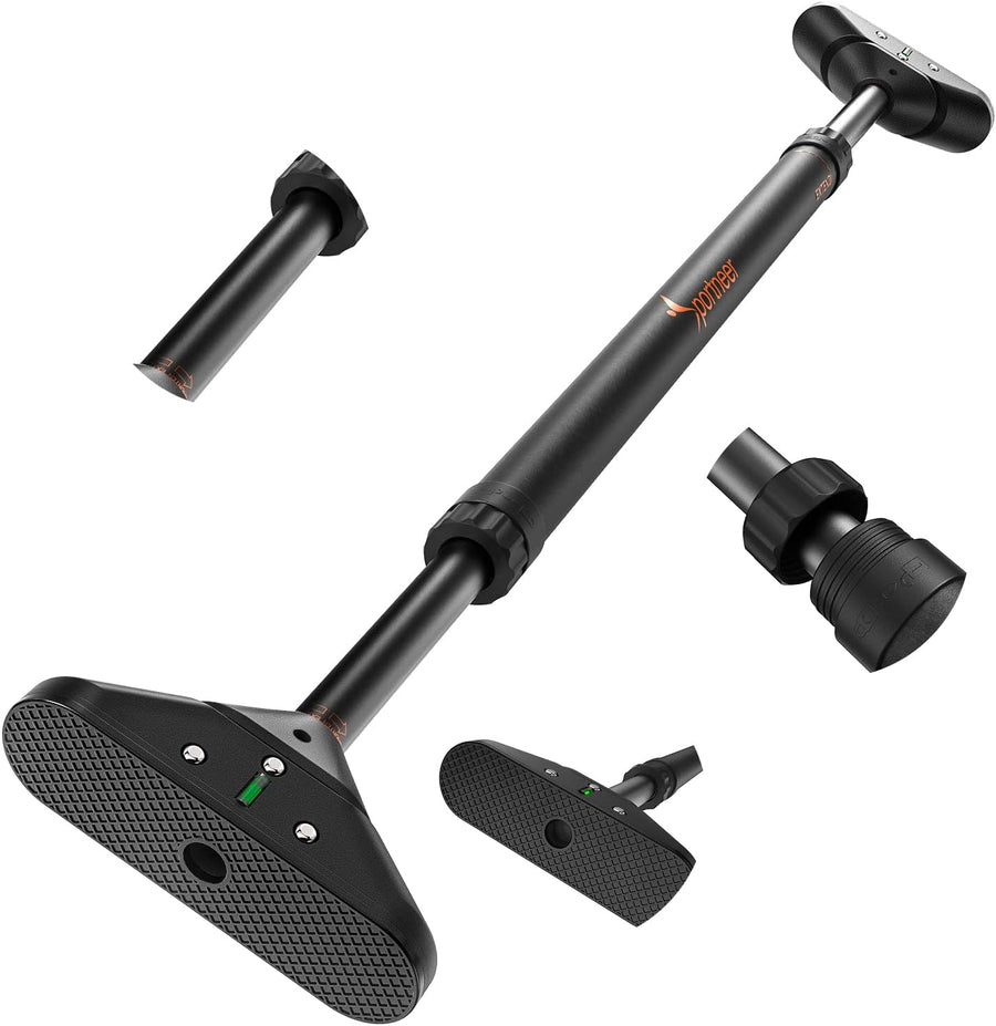 Sportneer Adjustable Pull Up Bar: 29.5-37 Doorway Chin Up Bar, 440lb Capacity