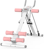 RELIFE Adjustable Ab Trainer Machine - Foldable Ab Cruncher, Full Body Workout, 440 LBS Capacity