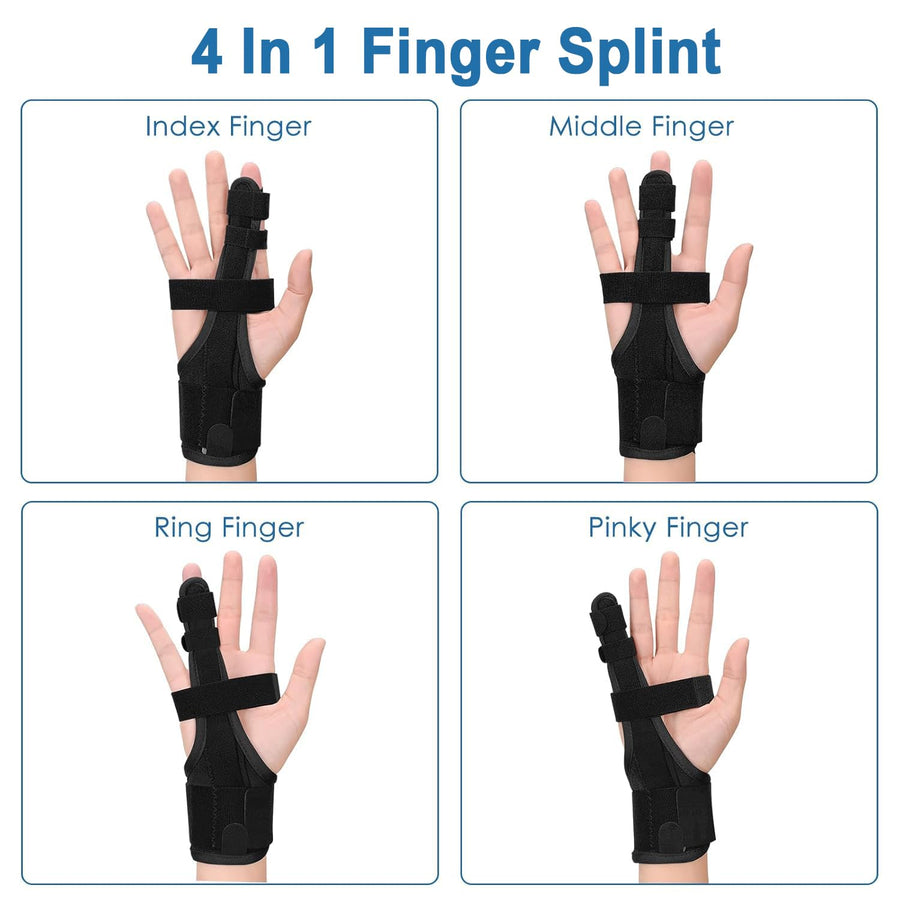 Full Trigger Finger Splint - Adjustable Hand and Wrist Brace Support