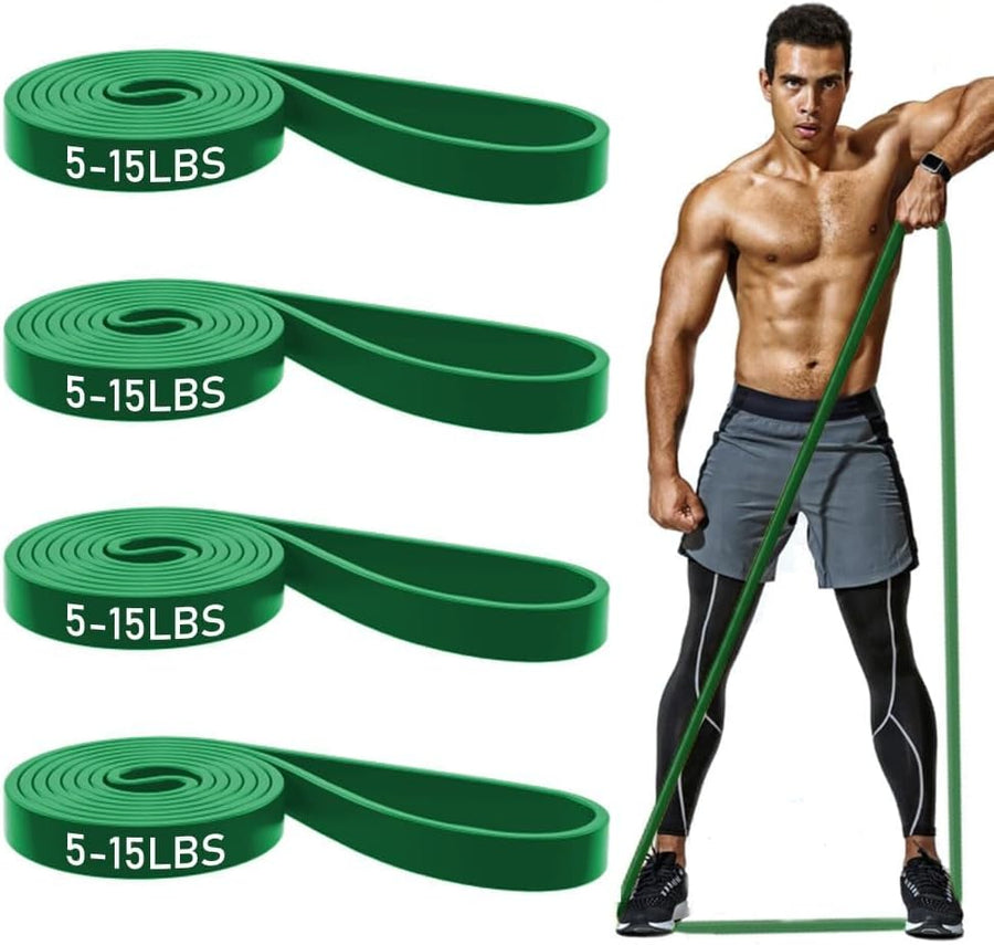 ROSAPOAR Resistance Bands - Natural Latex Workout Bands for Fitness, Stretching, Powerlifting