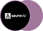 AZURELIFE Dual-Sided Exercise Core Sliders for Carpet & Hardwood