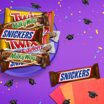 SNICKERS, TWIX, MILKY WAY & 3 MUSKETEERS Individually Wrapped Variety Pack Full Size Milk Chocolate Candy Bars Bulk Assortment, 33.31 oz, 18 Bars