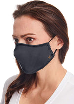 Tommie Copper Community Wear Face Masks I Double Lined, Copper Infused, Ear Straps & Nose Wire, Face Covering (Pack of 2)