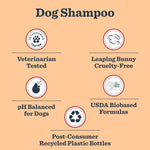 MRS. MEYER'S Clean Day 3 in 1 Dog Shampoo, White Peach Scent, 14oz
