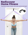 Fitense Resistance Bands Set - Pull Up Bands for Men & Women, 4 Levels, Anchor, Poster & Pouch