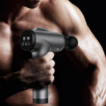 OLsky Massage Gun Deep Tissue Handheld Electric Muscle Massager Grey