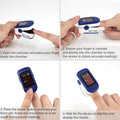Zacurate 500BL Fingertip Pulse Oximeter Navy Blue Blood Oxygen Saturation Monitor