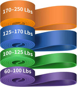 Resistance Bands Set for Workout, Pull Up Assist Bands 4 Levels