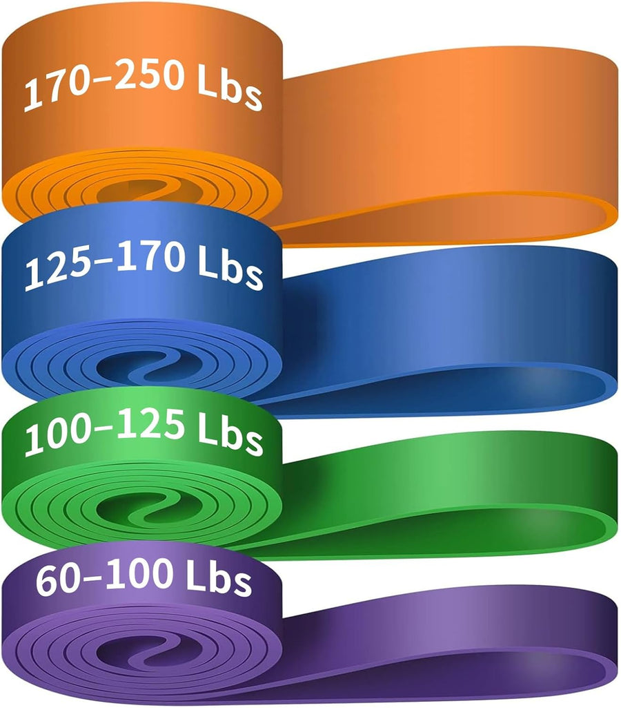 Resistance Bands Set for Workout, Pull Up Assist Bands 4 Levels