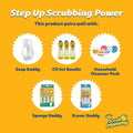 Scrub Daddy Scrub Mommy Sponges - Dish Scrubber + Non-Scratch Cleaning Sponges Kitchen, Bathroom + Multi-Surface Safe - Dual-Sided Dish Sponges for Scrubbing - Online Exclusive (3 Count)