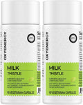 OxyEnergy Silymarin Milk Thistle 300mg Extract with Vitamin C, Inositol & Pueraria, Liver Detox & Repair Support, Antioxidant Support, 90 Vegetarian Capsules