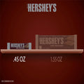 HERSHEY'S Milk Chocolate Snack Size, Candy Bars, 11.25 oz (25 Pieces)