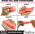 CanDo 10-0901 TheraPutty Standard Hand Exercise Putty, 2-ounce, Tan, 2oz