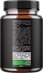 Horny Goat Weed for Men - Extra Strength Male Supplement with Black Maca Root, Tongkat Ali, Saw Palmetto & Panax Ginseng Extract for Stamina & Energy - 60 Count