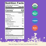 NuNaturals Unsweetened Organic Fairtrade Certified Cocoa Powder, Premium Dutch-Process For Drinking and Baking, 1 lb