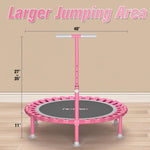 ZCMHAXJ 40" Foldable Mini Trampoline, 450lbs Capacity