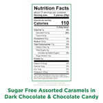 RUSSELL STOVER Sugar Free Assorted Caramels in Chocolate Candy, 15.3 oz. bag