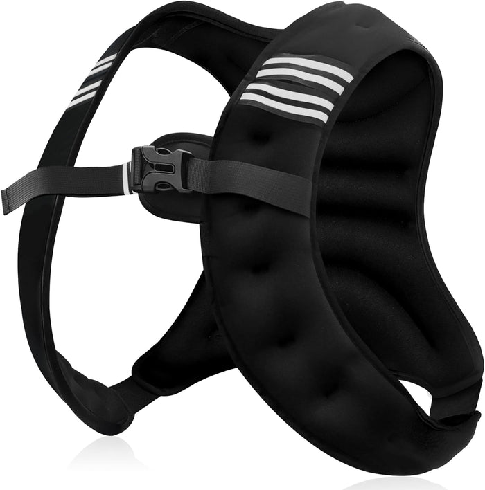 NATURELUX Weighted Vest for Men & Women - 5-30lbs Adjustable Weight Vest for Workouts, Running, Walking