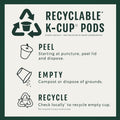 Starbucks K-Cup Coffee Pods, Hazelnut Cocoa Flavored Coffee for Keurig Brewers, 100% Arabica, Holiday, 1 Box (22 Pods)