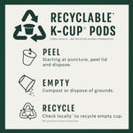 Starbucks K-Cup Coffee Pods, Hazelnut Cocoa Flavored Coffee for Keurig Brewers, 100% Arabica, Holiday, 1 Box (22 Pods)