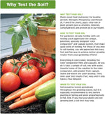 Rapitest Soil Test Kit for Gardens, Vegetables, Flowers and Lawns. USA designed and assembled soil tester completely, quickly and accurately measures/analyzes soil pH acidity and garden nutrients.