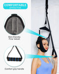 comness cervical neck traction device over door for home use portable neck stretcher