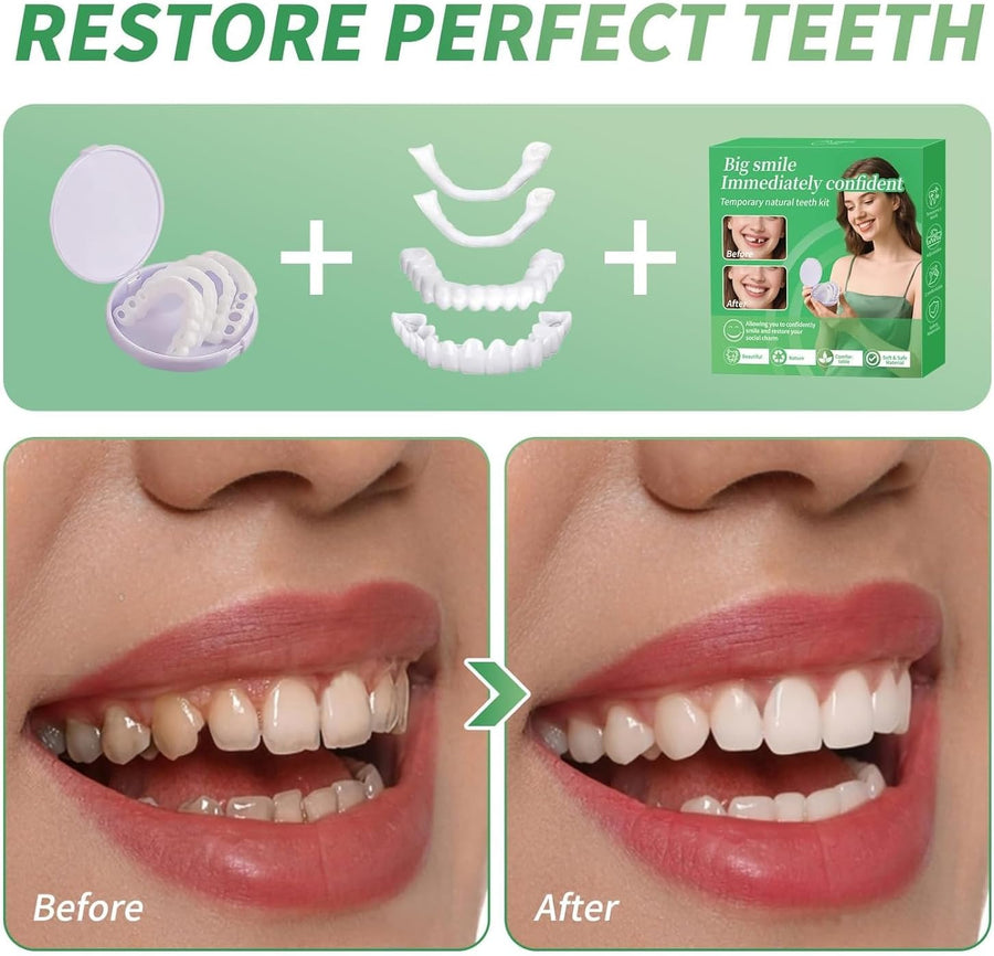 Adjustable Comfort Fit for Men and Women, 2 Pairs, Regain Confidence Smile