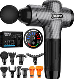 TOLOCO Deep Tissue Percussion Massage Gun with 10 Heads, Super Quiet Portable Electric Massager