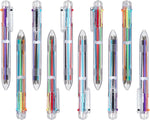 Favide 22 Pack 0.5mm 6-in-1 Multicolor Ballpoint Pen,6-Color Retractable Ballpoint Pens for Office School Supplies Students Children Gift,Kids Party Favors