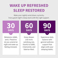 12-in-1 Melatonin Sleep Capsules - Natural Sleep Aids for Adults with Melatonin 5mg and Magnesium Glycinate 500mg, Sleep Aid with Ashwagandha, L Theanine, Valerian Root, GABA, 5-HTP (90ct, Pack of 1)