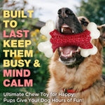 Tough Dog Toys, Toys for Aggressive Chewers Large Breed, Chew Dogs, Bone Toy Nylon Dogs Almost Indestructible