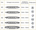 Gifts for Men,Damaged Screw Extractor Set-Christmas Stocking Stuffers for Men Adults Him,Mens Gifts for Dad,Husband,Stripped Screws Nuts & Bolts Drill Bit Tools for Easy Removal of Rusty Broken Screw