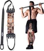 Innstar Heavy Duty Pull Up Assist Bands - Adjustable Resistance 165-265lbs with Fabric Feet/Knee Rest