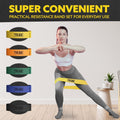 Tribe Lifting Fabric Resistance Bands - 5 Workout Bands for Legs & Glutes