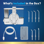 Waterpik ION Professional Water Flosser, Rechargeable, 10 Settings, 7 Tips, ADA Accepted
