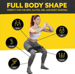 Tribe Fabric Resistance Bands - 3 Pack for Workout, Booty, Legs & Glute - Non-Slip Exercise Bands