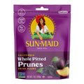Sun-Maid California Sun-Dried Whole Pitted Prunes - (4 Pack) 7 oz Resealable Bag - Dried Plums - Dried Fruit Snack for Lunches, Snacks, and Natural Sweeteners