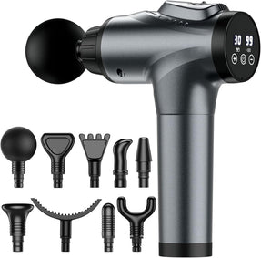 APHERMA Massage Gun, 30 Speed Levels, 9 Heads, Deep Tissue