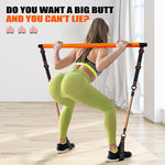 KUTIZE Pilates Bar Kit with Resistance Bands for Full-Body Workouts