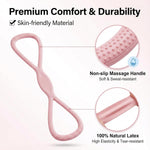Figure 8 Resistance Bands for Full-Body Workouts - Durable Latex Bands with Handles