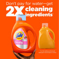 Tide Plus Boost of Ultra Downy Liquid Laundry Detergent, April Fresh Scent, 132 fl oz, 94 Loads, Laundry Detergent Liquid with Long-Lasting Freshness