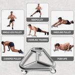 HOTWAVE Extra-Wide Ab Roller Wheel for Core Workout - Stable & Quiet Fitness Equipment