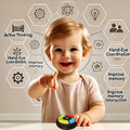 Memory Game Handheld Electronic Toy, Color Memorizing with Lights and Sounds