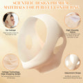 Collagen Face Sculpt Wrap, Beige, Reusable and Washable for Jawline Sculpting