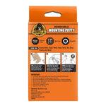 Gorilla Mounting Putty, Natural Tan Color, 168 Pre-Cut Squares (Pack of 1) - Non-Toxic Removable & Repositionable Wall Putty